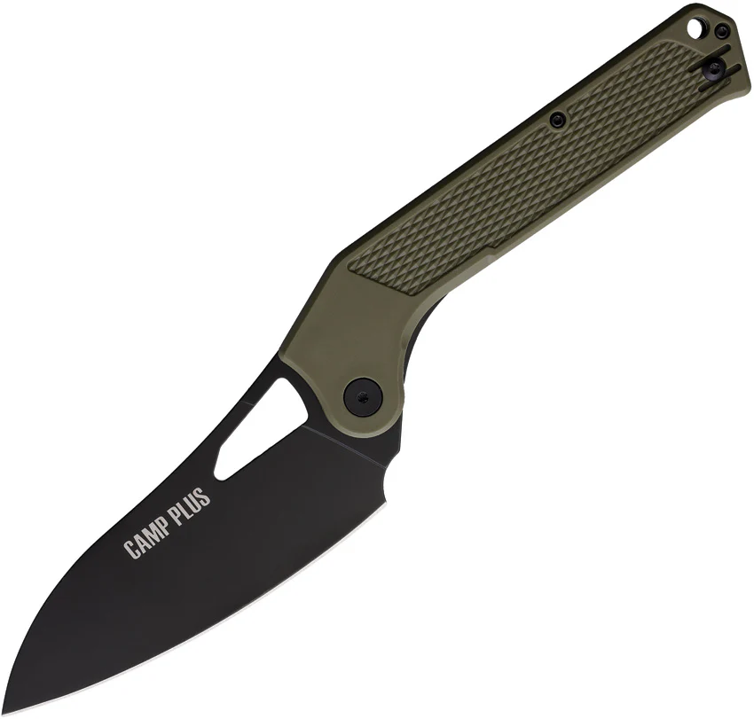 Camp Plus Linerlock - Green (Clam Packed)